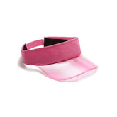 Hot Pink Transparent Sun Visor